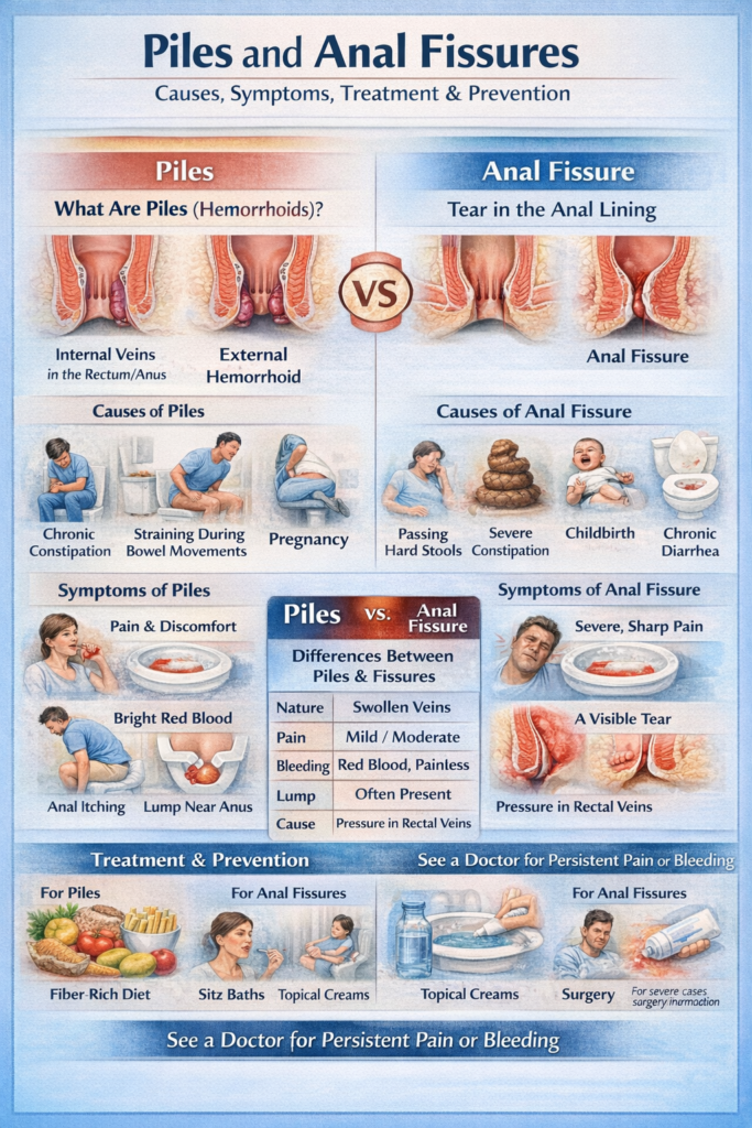 Piles and Anal Fissures